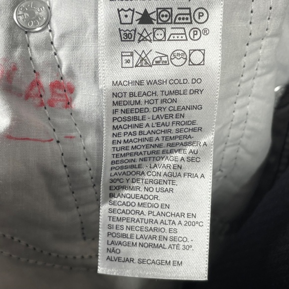 NEW Levis Pants Womens 27 black corduroy mom jeans straight leg casual classic - Picture 10 of 13